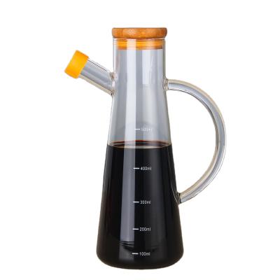 China / Leakproof High Borosilicate Glass Oil Jar Sauce Bottle for sale