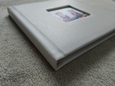 China Classic 8x6 Professional White Leather Photo Albums for Wedding for sale