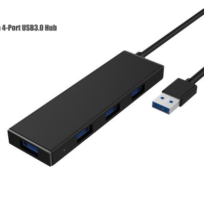 China Y-3195 Ultra Slim 4 Port USB 3.0 Hub w/ Micro B Power Connector Y-3195 for sale