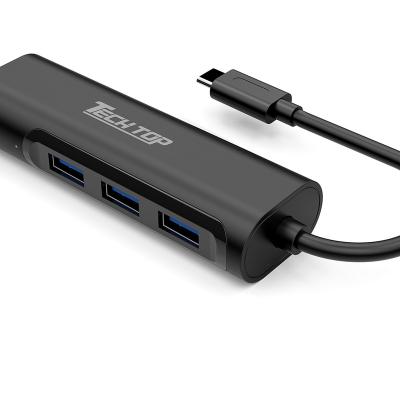 China USB 3.0 Type C 4 Port Hub Y-3143 for sale