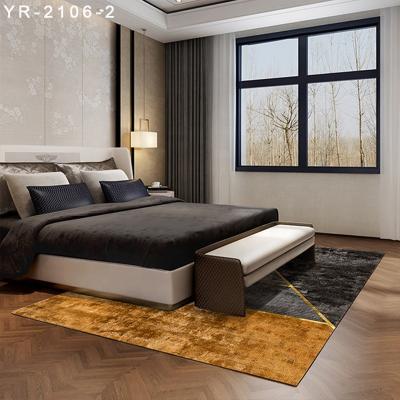 China Fuax washable super soft modern wool cashmere luxury area rugs rug for bedroom living room alfombra for sale