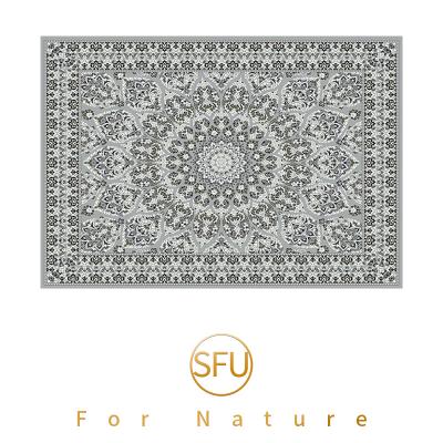 China Persian design washable with carpet design digital printed classic rug for living room for sale