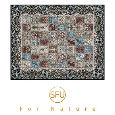 China Digital Printed Persian Rugs And Rugs Persian Design Washable Carpet For Living Room for sale