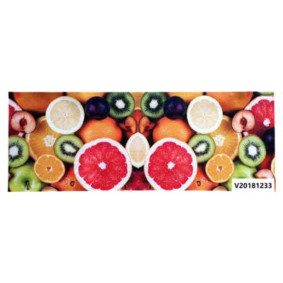 China Washable Home Anti Fatigue Printed Non Slip Washable Floor Kitchen Mat for sale