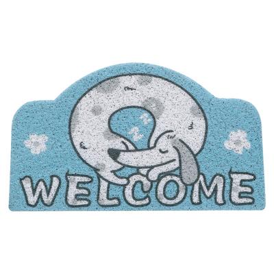 China Office Washable Door Floor Mat Apartment Floor Mat Cartoon Coil Printing Dust Removal Non-Slip Floor Mat for sale