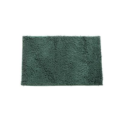 China Water Absorption Microfiber Chenille Bathroom Floor Mat Shower Room Foot Mat Washable Living Room Door Mat for sale