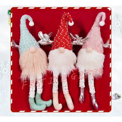 China Fabric Christmas Ornaments Santa Ornaments Faceless Dolls Gnome Decoration for sale