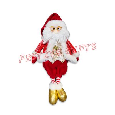 China TRADITIONAL 2022 PATTERN TOY CHRISTMAS DECORATION HOLDING SANTA SANTA for sale