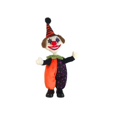 China NEW DESIGN HALLOWEEN MODEL TOY HALLOWEEN SINGING AND SHAKE HANDS CLOWN ELECTRIC HALLOWEEN PRODUCT for sale