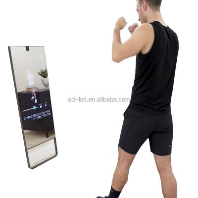 China Indoor Wholesale Magic Smart Touch Screen Home Workout Mirror Advertising LCD Magic Mirror for sale