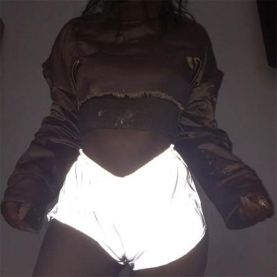 China 2022 Summer INS super QUICK-DRY hot sale sexy wide-leg pants reflective color-changing shorts for sale