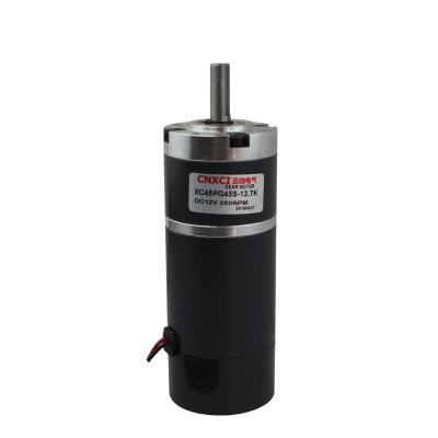 China Totally Enclosed Planetary Gear Motor 45mm Micro Gear Motor 12V/24V DC Motor for sale