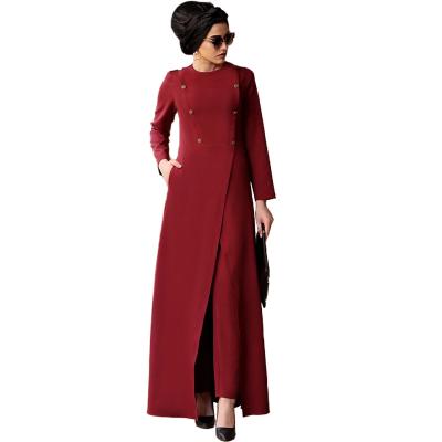 China Breathable MuslimTurkey Women's MuslimTurkey Costume Fashion Two-piece Dress Evening Wear Muslim Dress Dress For Worship Long Dress for sale