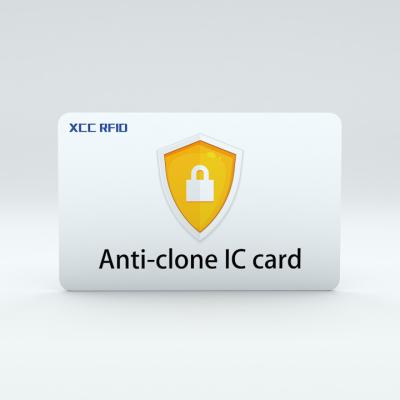 China New 13.56MHz XCC S50 RFID technology 13.56MHz XCC S50 RFID clone card Anti-clone IC waterproof/waterproof card compatible with M1 card for sale