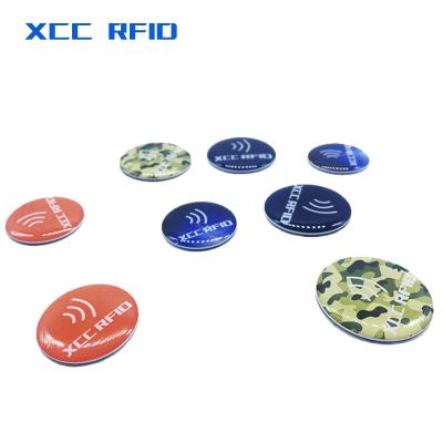 China Share Social Media Metal Phone Sticker NTAG 213 RFID Tag Waterproof/Waterproof Customized Printing Tapp Nfc Smart Tag Anti for sale