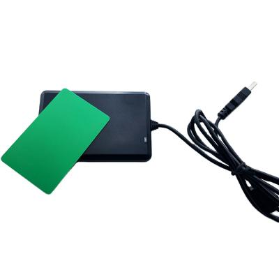 China 10 Digit Dec Defoult Output Format Dual Frequency USB 13.56mhz 125khz RFID Card Reader Manufacturer for sale