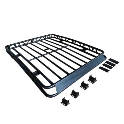 China Durable 1.2*1.6 meters without universal ladder 4x4 car roof basket/luggage rack/roof basket for fj150 fj200 patrol for sale