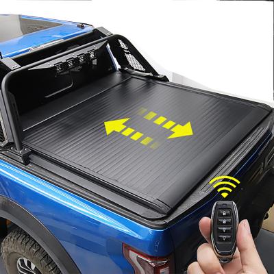 China Factory-direct high quality aluminum alloy tonneau coverroller flap cover hard top retractable truck pick up bedspreads for toyota tundra for sale