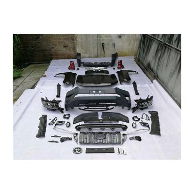 China Upgrade Body Kit Include PP ABS Rear And Front Bumper Grille Year 2010-2017 Upgrade To 2018 For Toyota Prado fj150 for sale