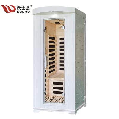 China Computer Control Panel New Design One Person Single Person Infrared Sauna Room Wholesale for sale