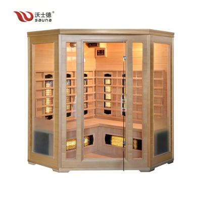 China Portable Computer Control Panel Sauna Infrared Sauna Room Residential Health Care for sale