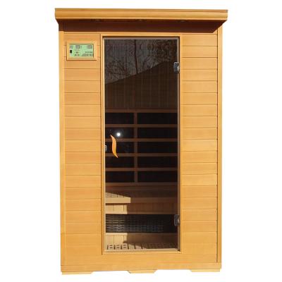 China Computer Control Panel 1 Person Use Soft Heat Far Infrared Sauna Expelling Toxin for sale