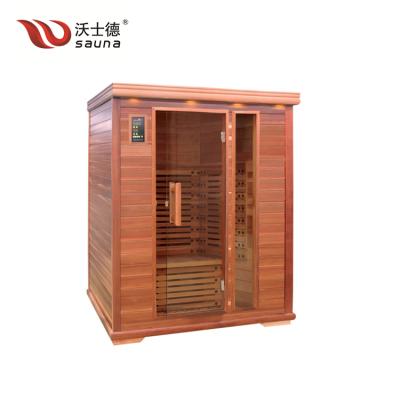 China Computer Control Panel Easy Install Type Sauna Room 1 Person Use Infrared Home Sauna for sale