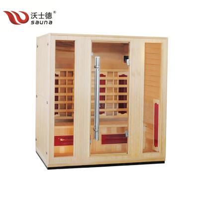 China Computer Control Panel Hot Sale 4 Person Capacity Infrared Sauna For Family Use for sale