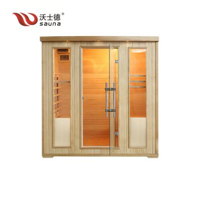 China Computer Control Panel Hot Sale 4 Person Capacity Infrared Sauna For Family Use for sale