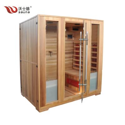 China Computer Control Panel Infrared Sauna Heating Elements Keys Backyard Sauna for sale