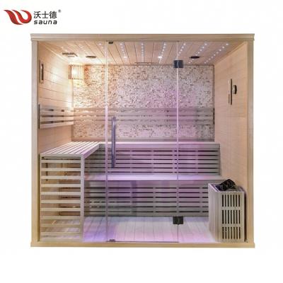 China Computer Control Panel Luxury Steam Sauna Indoor Family Sauna Room for sale