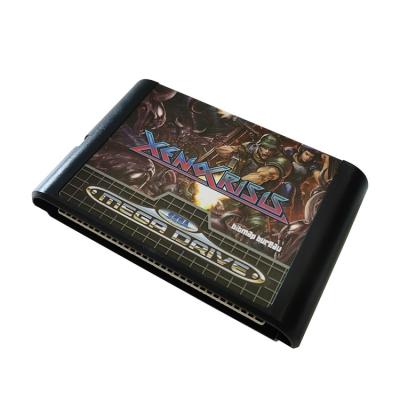 China Professional Supplier DM Card Arcade Game Cartridges For Wooden PAL And NTSC Xeno Crisis /Tangle Dual DM XENOCRISIS for sale