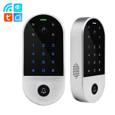 중국 Other Newest RFID Touch Keypad Video Camera Android Access Control and IOS APP 2.4G WiFi Mobile Door Video Intercom Tuya 판매용