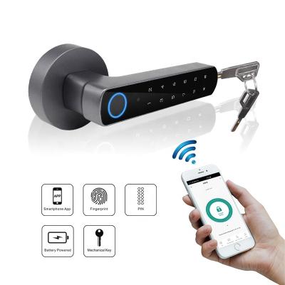 China Secukey Hotel Management System Door Lock Smart Fingerprint Code With Key Access Control D100-BT Te koop