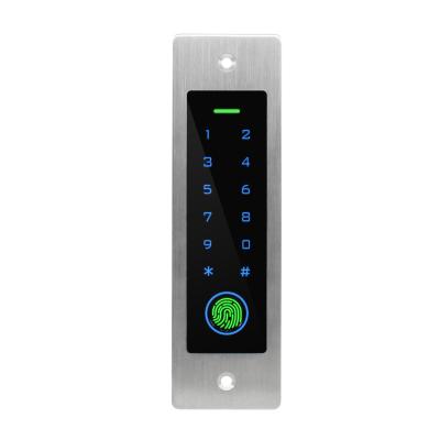 China Waterproof/Waterproof Outdoor Digital Keypad System Stainless Steel 125Khz EM RFID Card Biometric Access Controller Fingerprint Door Lock for sale