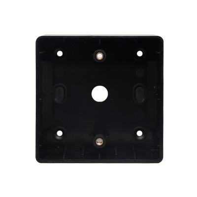 Chine Waterproof / Waterproof 115*70 mm 86*86 mm ABS black back cover, wall mounted back box for access control included à vendre