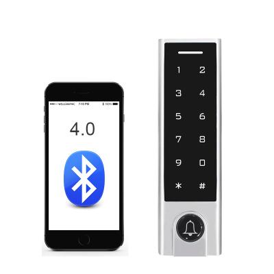 중국 Waterproof / rfid waterproof vandal proof outdoor bluetooth keypad touch TTLock standalone door access control for door 판매용