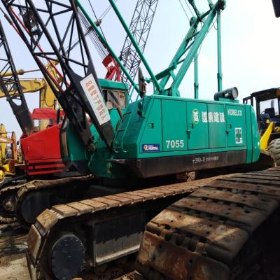 중국 Other original 55 ton kobelco 7055 crawler crane from japan good condition top sale in shanghai 판매용