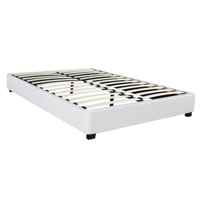 China Hotel Project Size Bed Single Frame Bed Soft Bed Box With PVC for sale