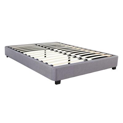 China Solid wood simply covering bed base for home use and hotel project stable bed for sale