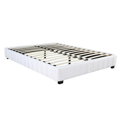 China Soft Bed Mattress Base With K/D Wooden Slat Bed Frame For Hotel for sale