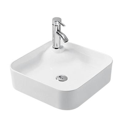 China Modern Bathroom High Quality White Ceramic Sink Color Wash Basin Modern Hand Style Design for sale