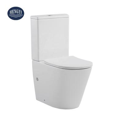 China High Quality Sanitary Ware Double-Flow Watermark Ceramic Coupled Toilet Cabinet Two Piece Suites Back to Wall WC Comfort Height en venta