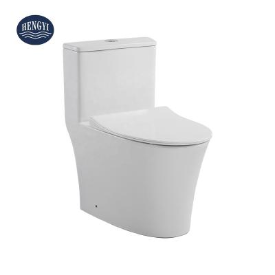 Chine WC Asia Popular Hiqh Quality Double-flow Washdown Toilet Bowl Strap Chaozhou One Piece Flush Sanitary Ware Factory Asia WC Popular Hot Selling à vendre