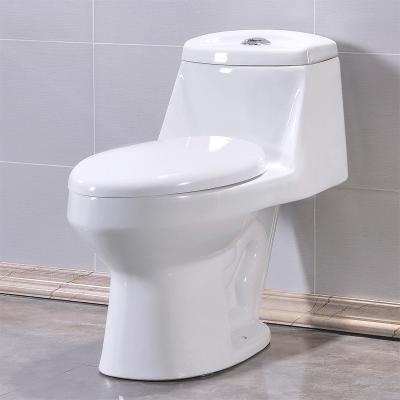 China Hot Sale W.C. Ware High Quality One Piece Sanitary Ceramic Toilet Ware Double-Flow Cheap Product Bathroom Te koop