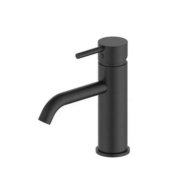 China Hot Selling Metered Faucets Bathroom Deck Mounted Water Saving Lavatory Black Faucet for sale