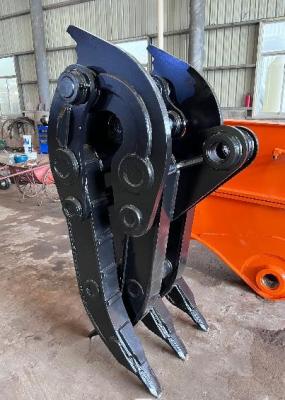 China Manual Log Mechanical Excavator Grab For Kubota Hitachi Komatsu for sale