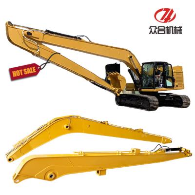 China Custom Long Reach Excavator Reach, OEM ODM 8-30 Meters Extended Boom Arm for CAT Hitachi 6-120 ton Excavator Long Arms for sale