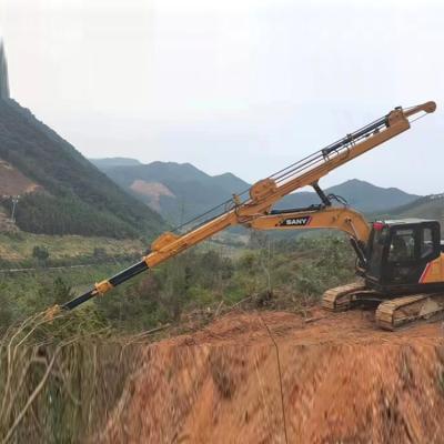 China Collecting Branches Komatsu PC200 Excavator Telescopic Arm Q960 Q355B Grab wood for sale