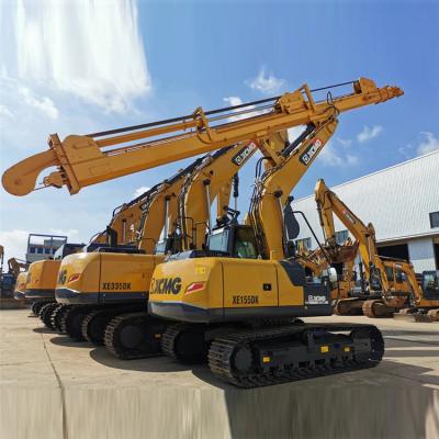 China Forestry Machine PC200 Excavator Telescopic Boom long reach for grab timber with 360 Degree Rotation Grapple for sale